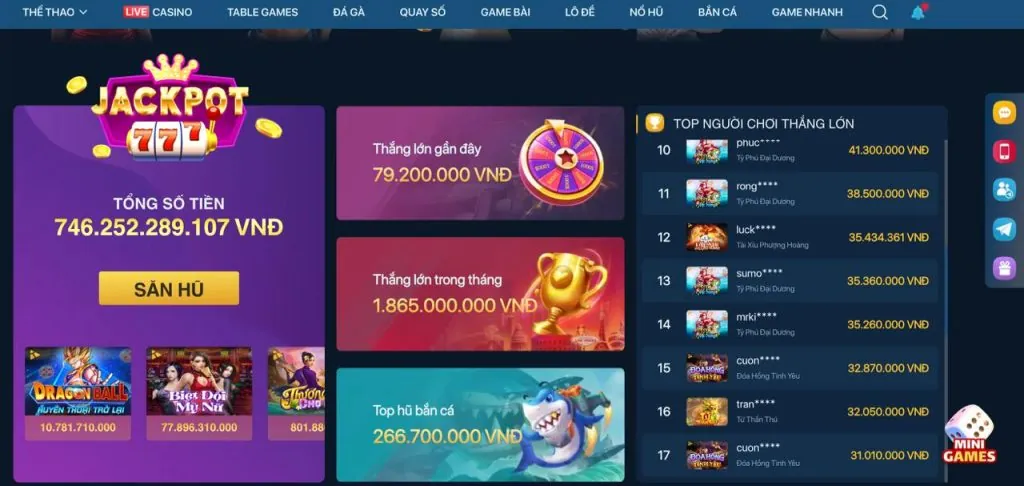 Thưởng nạp lại cho người chơi thân thiết